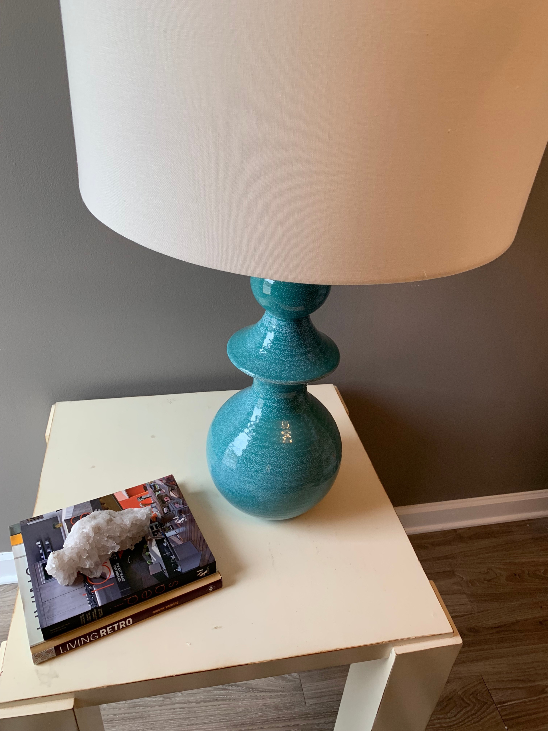 Kate Spade Saxon Large Table Lamp in Sandy Turquoise